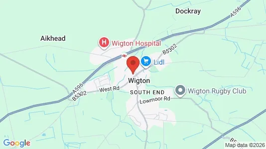 Lokaler til leje i Wigton - Cumbria - Foto fra Google Street View