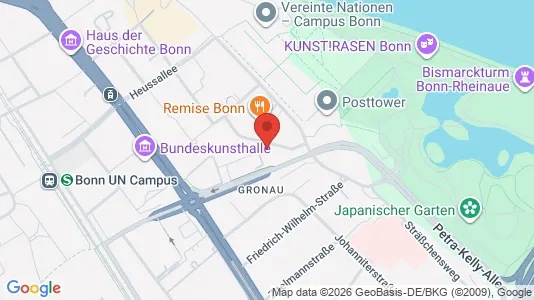 Lokale biurowe Do wynajęcia i Bonn - kort over placeringen