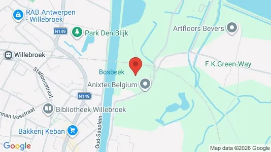 Varastot Vuokrattavana i Willebroek - Kuva Google Street Viewstä