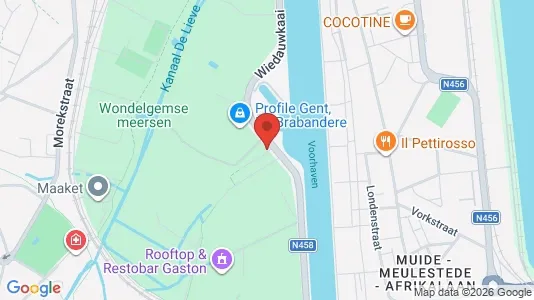 Warehouses for sale i Stad Gent - kort over placeringen
