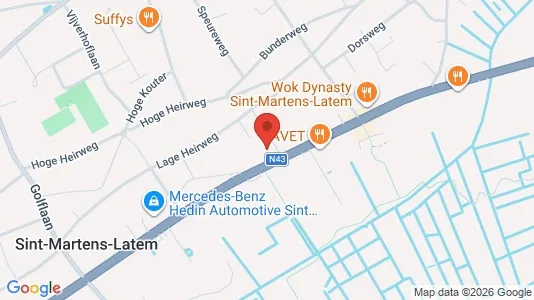 Büros zur Miete i Sint-Martens-Latem - kort over placeringen