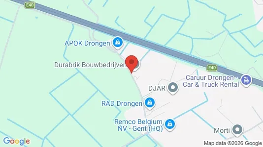 Büros zur Miete i Gent Drongen – Foto von Google Street View