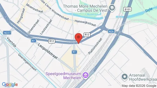 Kontorer til leie i Mechelen – Bilde fra Google Street View
