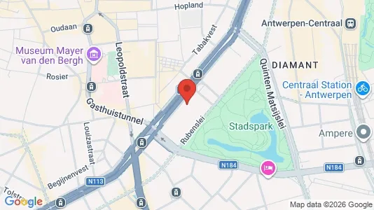 Kontorer til leie i Stad Antwerp – Bilde fra Google Street View