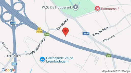 Kontorer til leie i Aalst – Bilde fra Google Street View