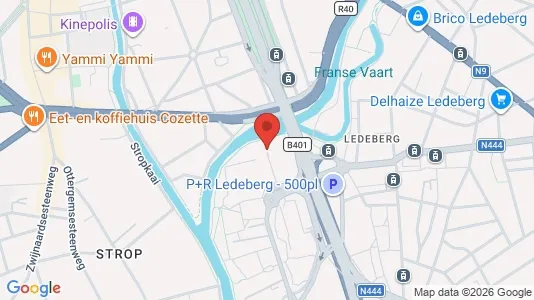 Office spaces for rent i Gent Ledeberg - Photo from Google Street View