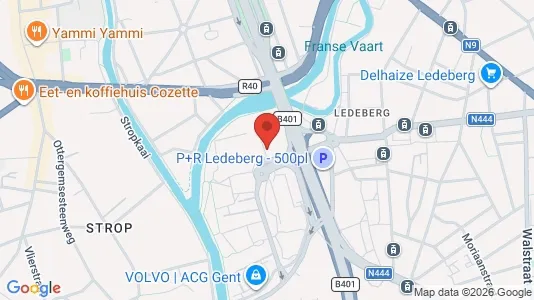 Kantorruimte te huur i Gent Ledeberg - Foto uit Google Street View