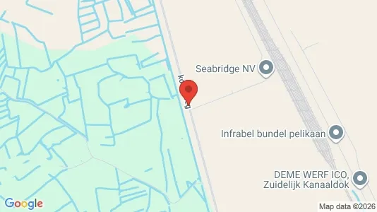 Varastot Vuokrattavana i Brugge - Kuva Google Street Viewstä