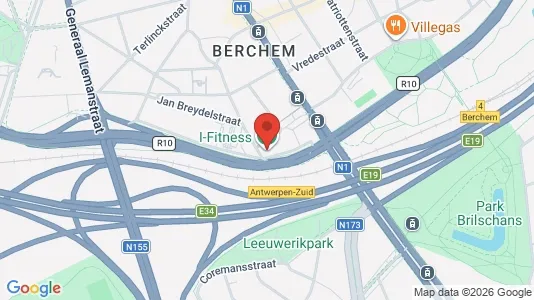 Office spaces for rent i Antwerp Berchem - kort over placeringen