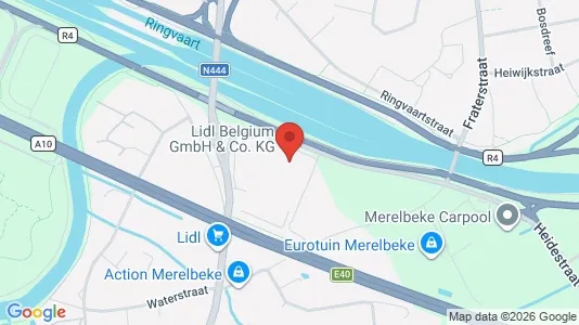 Kantorruimte te huur i Merelbeke - Foto uit Google Street View