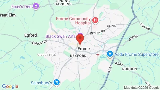 Lokaler til leie i Frome - Somerset – Bilde fra Google Street View