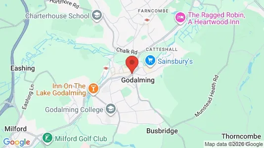 Bedrijfsruimtes te huur i Godalming - Surrey - Foto uit Google Street View