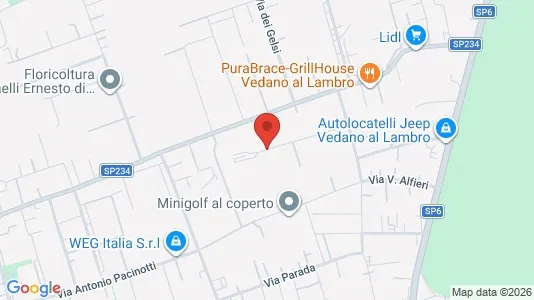Varastot Vuokrattavana i Lissone - Kuva Google Street Viewstä