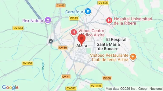 Lokaler til leje i Alzira - Foto fra Google Street View