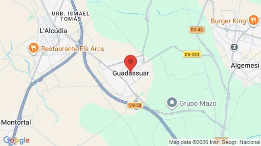 Lokaler til leie i Guadassuar – Bilde fra Google Street View
