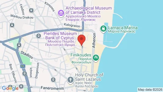 Espacios de oficina En venta i Larnaca - kort over placeringen