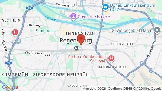 Büros zur Miete i Regensburg – Foto von Google Street View