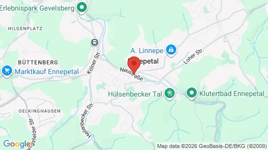 Büros zur Miete i Ennepe-Ruhr-Kreis - kort over placeringen