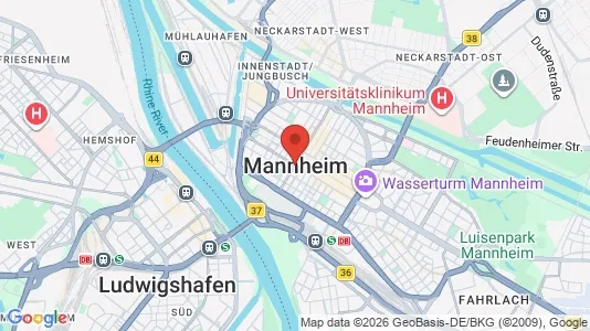 Büros zur Miete i Mannheim – Foto von Google Street View