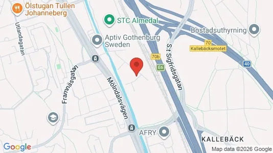Office spaces for rent i Johanneberg - kort over placeringen
