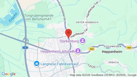 Büros zur Miete i Bergstraße – Foto von Google Street View