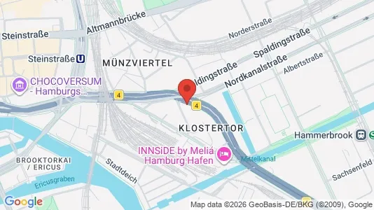 Kontorlokaler til leje i Hamborg Mitte - Foto fra Google Street View