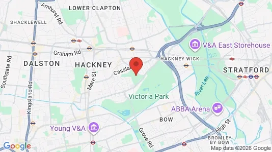 Butikklokaler til leie i London E9 – Bilde fra Google Street View