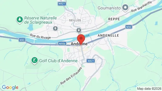 Gewerbeflächen zum Kauf i Andenne – Foto von Google Street View