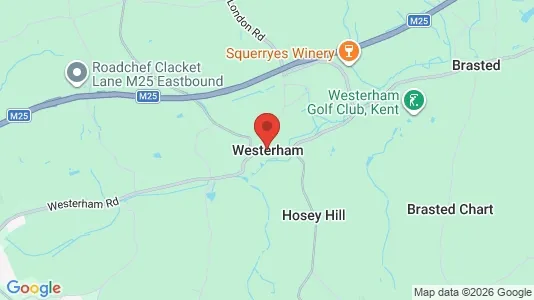 Kaupat Myynnissä i Westerham - Kent - Kuva Google Street Viewstä