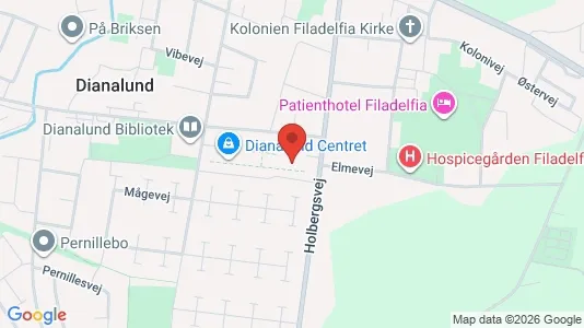Commercial properties for sale i Dianalund - kort over placeringen