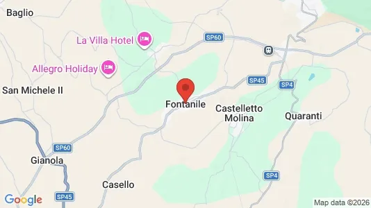 Ladenlokale zur Miete i Fontanile – Foto von Google Street View