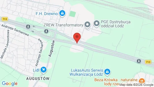 Gewerbeflächen zur Miete i Łódź – Foto von Google Street View