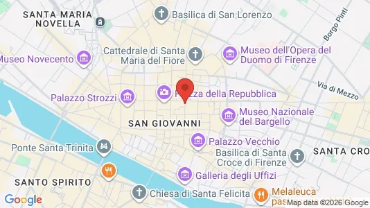 Lokaler til salgs i Firenze - kort over placeringen