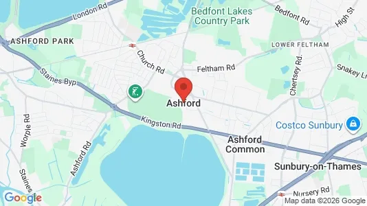 Kaupat Vuokrattavana i Ashford - Middlesex - Kuva Google Street Viewstä