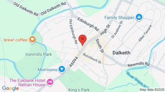 Liikekiinteistöt Vuokrattavana i Dalkeith - Midlothian - Kuva Google Street Viewstä