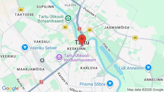 Kontorer til leie i Tartu – Bilde fra Google Street View