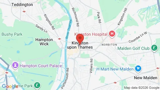 Büros zur Miete i Kingston upon Thames - Surrey – Foto von Google Street View