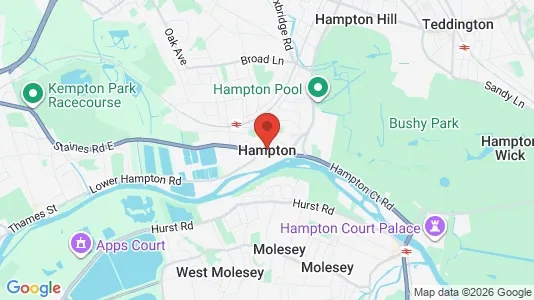 Toimistotilat Vuokrattavana i Hampton - Middlesex - Kuva Google Street Viewstä