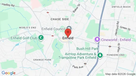 Liikekiinteistöt Vuokrattavana i Enfield - Middlesex - Kuva Google Street Viewstä