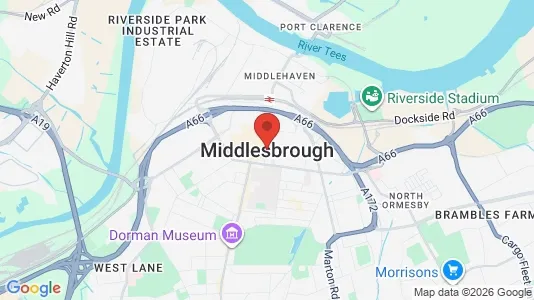 Gewerbeflächen zur Miete i Middlesbrough - Cleveland – Foto von Google Street View