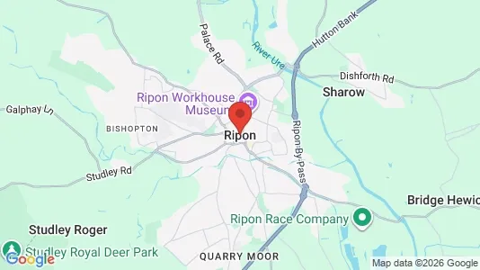 Lokaler til leje i Ripon - North Yorkshire - Foto fra Google Street View