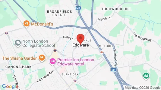 Toimistotilat Vuokrattavana i Edgware - Middlesex - Kuva Google Street Viewstä
