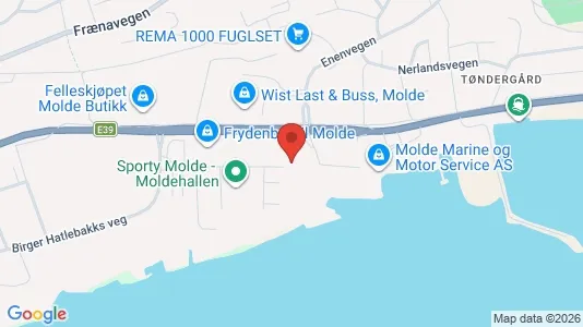 Liikekiinteistöt Vuokrattavana i Molde - Kuva Google Street Viewstä