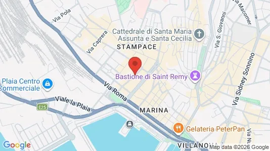Lokaler til leie i Cagliari – Bilde fra Google Street View