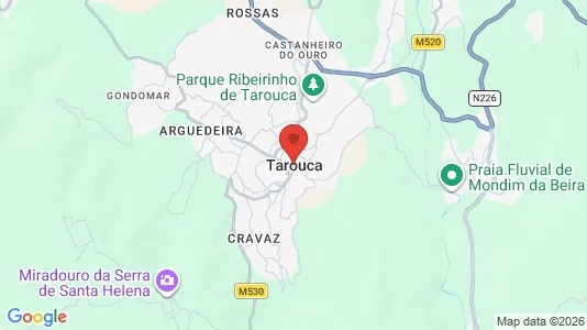 Kaupat Vuokrattavana i Tarouca - Kuva Google Street Viewstä