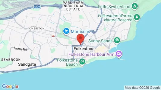 Nieruchomości komercyjne Na sprzedaż i Folkestone - Kent - kort over placeringen