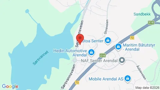 Büros zur Miete i Arendal – Foto von Google Street View