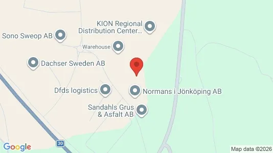 Varastot Vuokrattavana i Vaggeryd - Kuva Google Street Viewstä