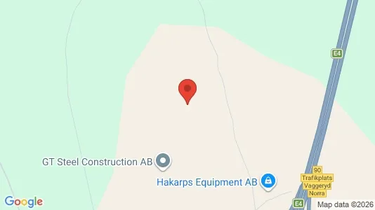 Varastot Vuokrattavana i Vaggeryd - Kuva Google Street Viewstä