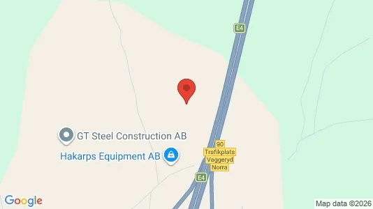 Varastot Vuokrattavana i Vaggeryd - Kuva Google Street Viewstä